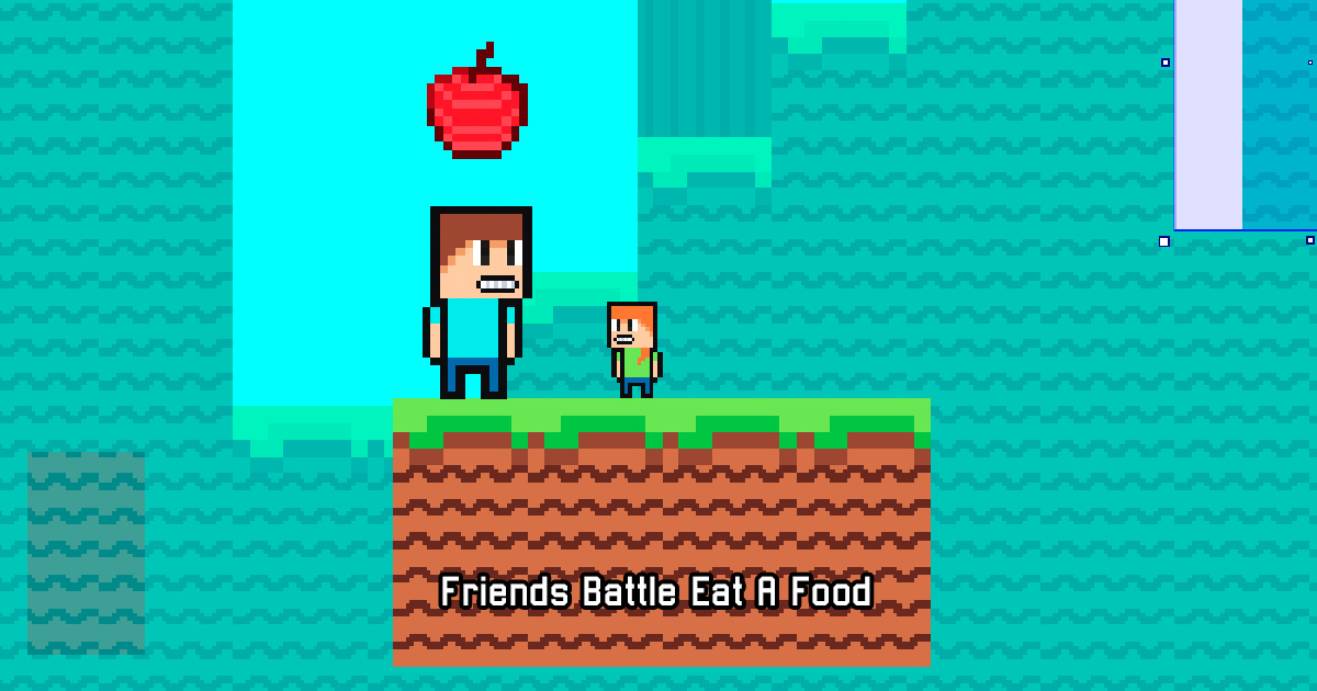 Image Friends Battle Eat A Food